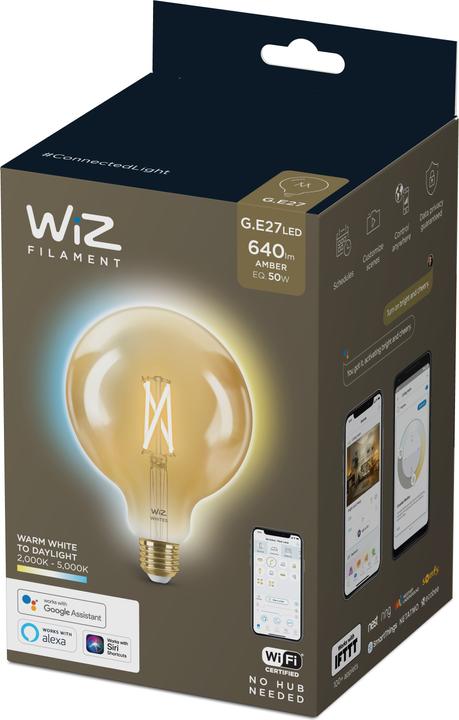 Produktbild WiZ Vintage Filament (E27, 6.70 W, 640 lm, 1 x, E)