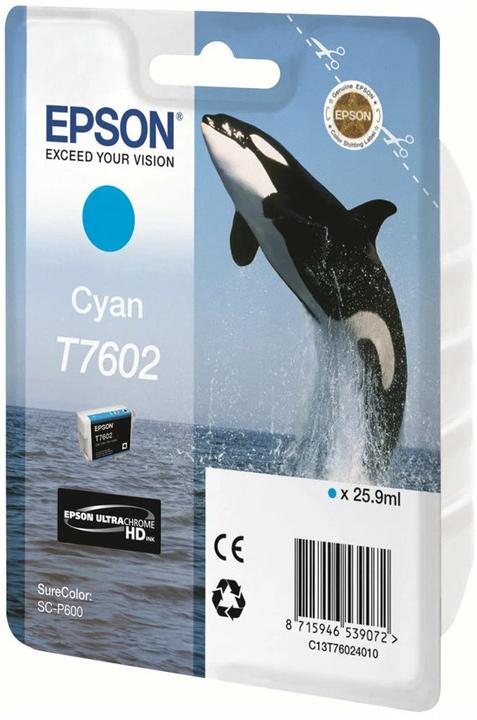 Image du produit Epson T7602, Ultra Chrome HD (C)