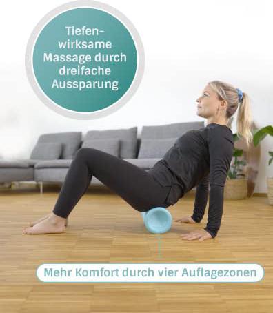 Immagine prodotto Alopini Rullo a doppia fascia con 4 aree di azione ergonomiche per collo, schiena, glutei e gambe.