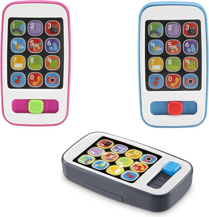 Produktbild Fisher-Price Lernspass Smartphone Musiklernspielzeug für Babys, grau, deutsche Version (Deutsch)