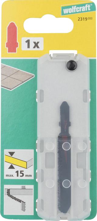 Produktbild wolfcraft wolfcraft 1 Stichsägeblatt HM L=76mm T-Schaft