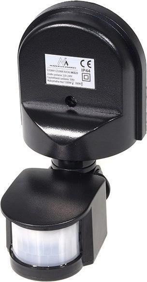 Immagine prodotto Maclean Ścienny czujnik ruchu i zmierzchu 180° max. 1200W czarny MCE25 B (12 m)