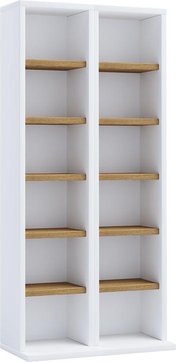 Immagine prodotto VCM Mobile porta CD DVD in legno Milano (42 x 20 x 92 cm)
