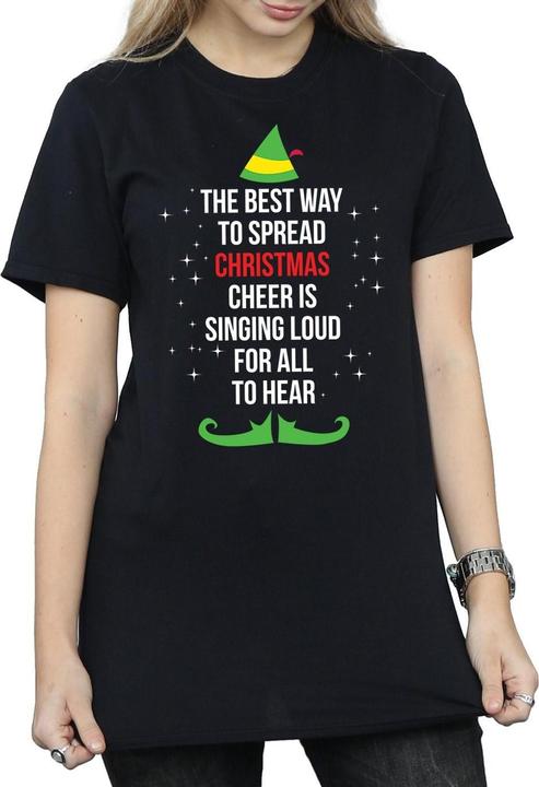Produktbild Elf Christmas Cheer Text TShirt (3XL)