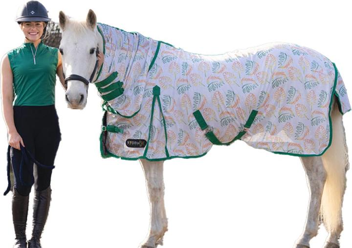 Actual product image Storm X Original Paradise Combo Neck Tropical Horse Combo Fly Rug (175 cm)