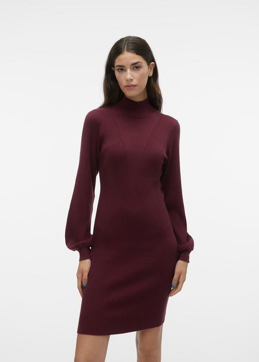Actual product image Vero Moda VMRAINA LS HIGHNECK ABOVE KNEE DRESS GA Knitted Dress (XL)