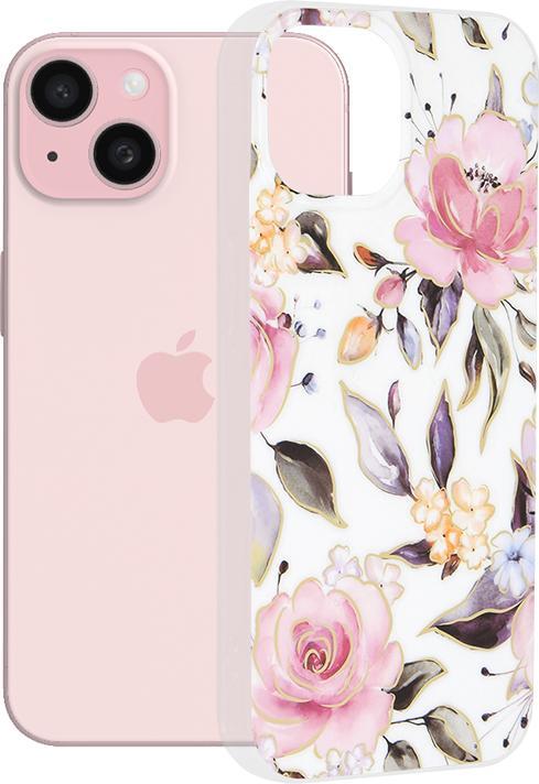 Image du produit Techsuit - Marble Series - iPhone 15 - Chloe White (Apple iPhone 15)