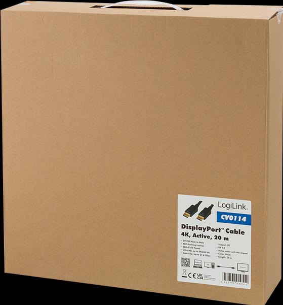 Actual product image LogiLink DisplayPort — DisplayPort (20 m, DisplayPort)