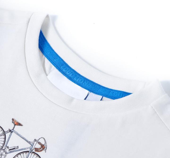 Produktbild VidaXL Kinder-T-Shirt Ecru 116,Material: 100 % Baumwolle,Farbe (116)