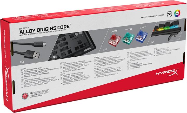 Actual product image HyperX Alloy Origins Core (US, Cable)