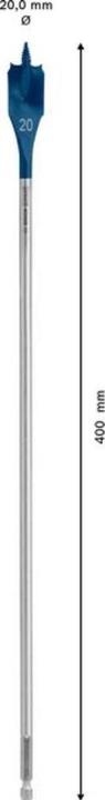 Produktbild Bosch Professional Zubehör EXPERT Self Cut Speed Flachfräsbohrer, 20 x 400 mm (bis 20 Millimeter)