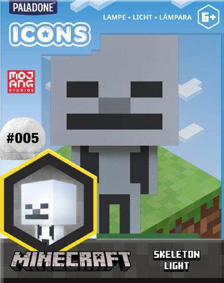 Image du produit Paladone Products Lampe icône squelette Minecraft