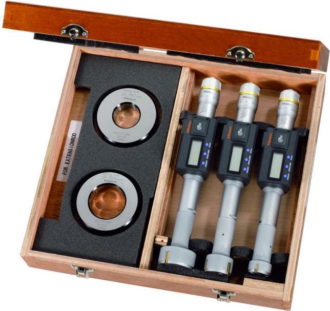 Mitutoyo Digital micrometer set, measuring range: 12-25 mm (Metric)