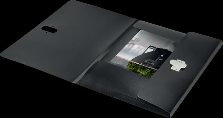 Actual product image Leitz Insert folder ALPHA Recycle A4 Black (A4, 1 x)