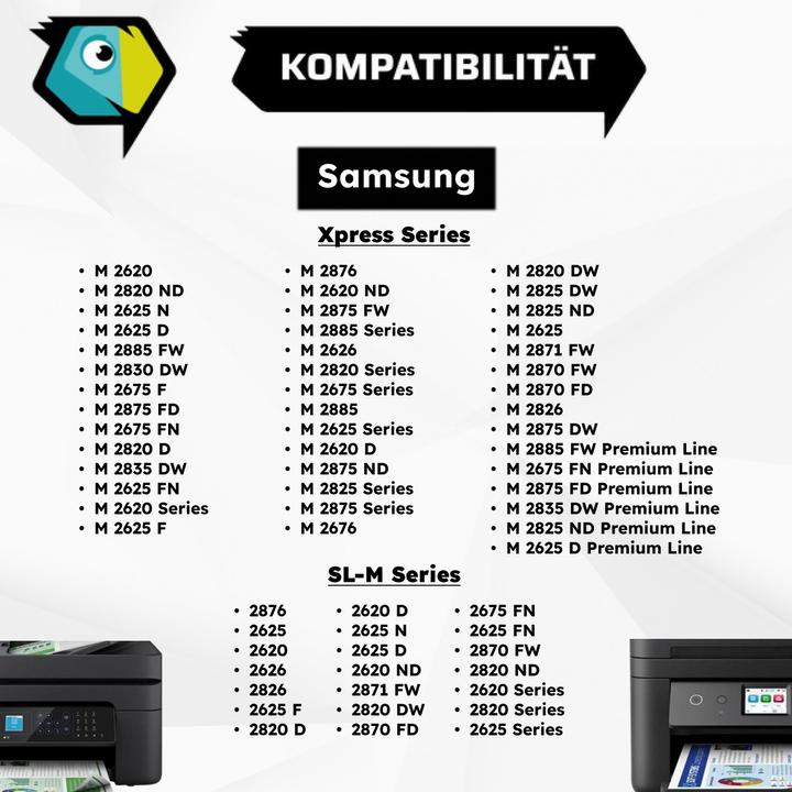 Valeurs nutritives et ingrédients Inkadoo Tambour compatible avec Samsung MLT-R116/SEE / R116 Tambour d'image, incolore Aucune