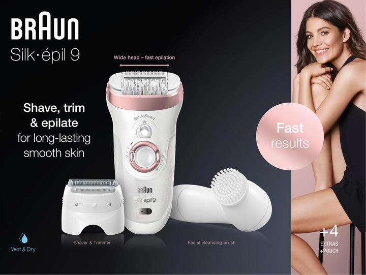 Actual product image Braun Silk-épil 9 9/880 SensoSmart™ Epilator