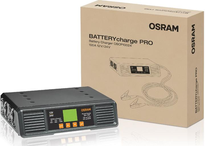 Actual product image Osram Battery charger 100A (12V, 24V, 100 A)