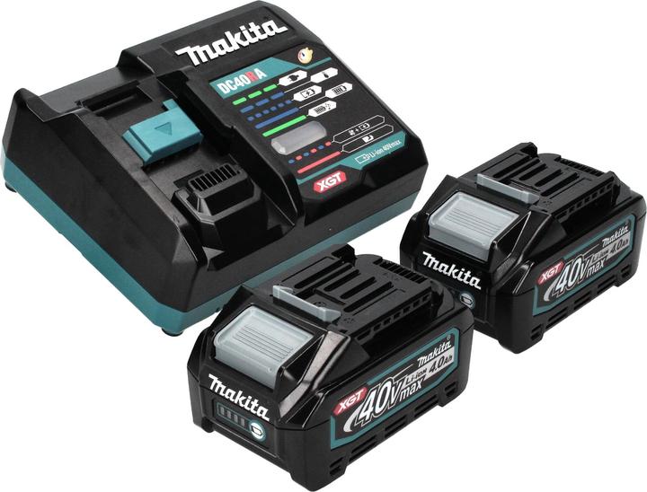 Produktbild Makita RP 001 GM201 Akku Oberfräse 40 V max. 12 mm Brushless + 2x Akku 4,0 Ah + Ladegerät