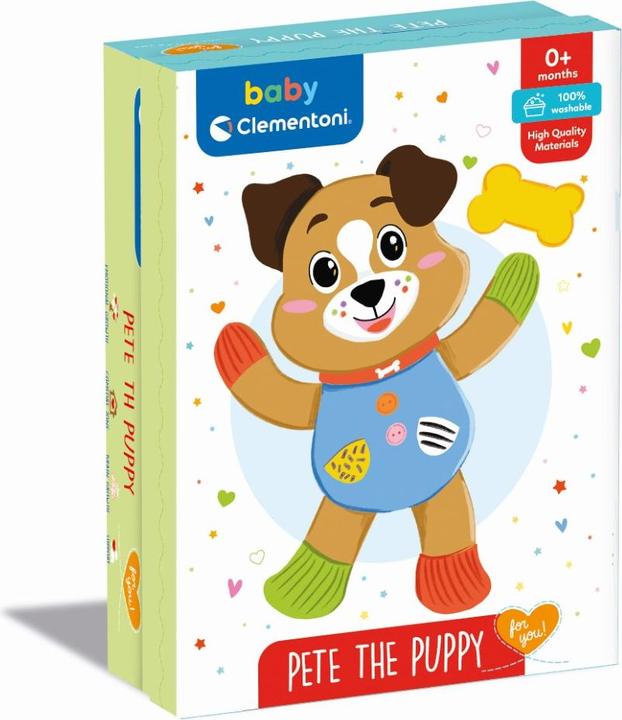 Actual product image Clementoni Baby - soft toy Pete the Puppy (30 cm)