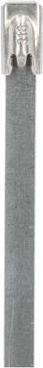 Image du produit Csdk SL Colliers de serrage en acier inoxydable 316, avec bille de fermeture 7,9x266mm - (100 pièces) (Serre-câbles métalliques, 266 mm, 50 pcs)