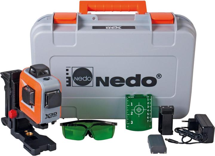 Produktbild Nedo Kreuzlinienlaser X-liner 3D green 3 x 360 Grad