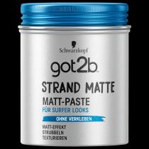 Schwarzkopf got2b strand matte mattpaste, 100ml (Haargel, 100 ml)