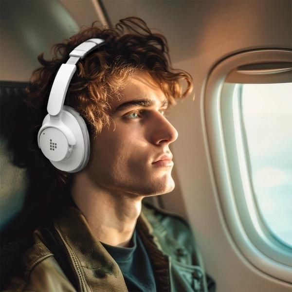 Image du produit Tronsmart Casque sans fil Bluetooth SOUNFII Q20S Hybrid ANC avec réduction de bruit active (ANC, 60 h, Sans fil)
