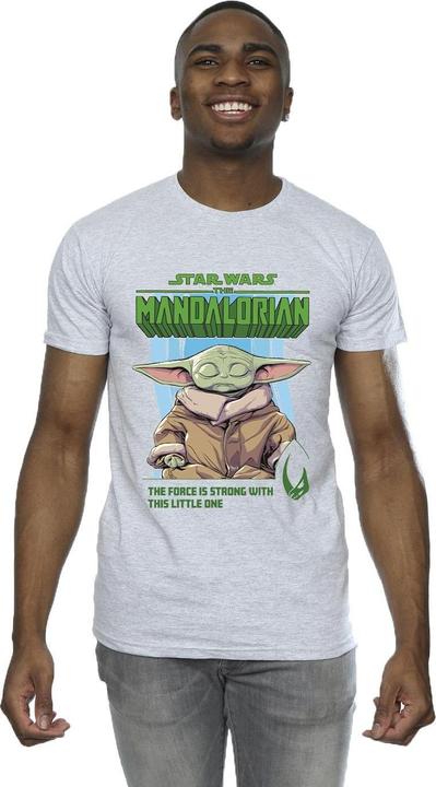 Immagine prodotto Star Wars The Mandalorian The Force Is Strong Maglietta Uomo (4XL)