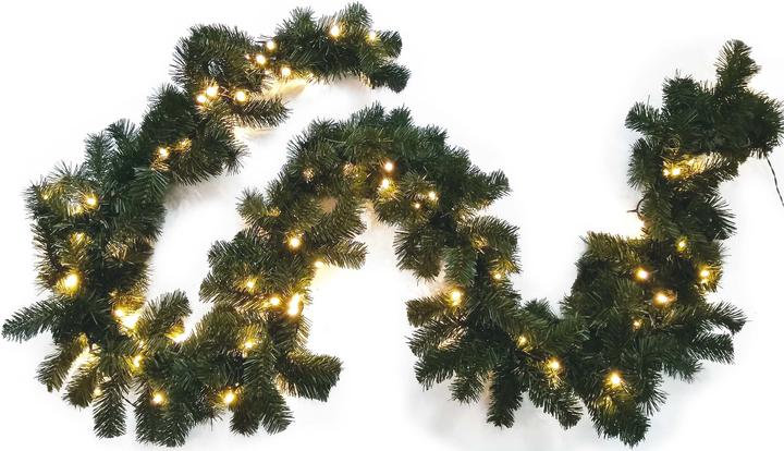 Image du produit Hellum Guirlande de porte avec éclairage Guirlandes de sapin LED