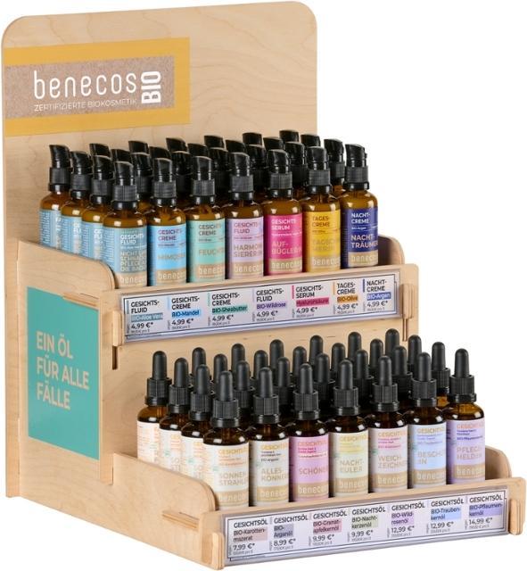 Produktbild Benecos Display Gesichtspflege