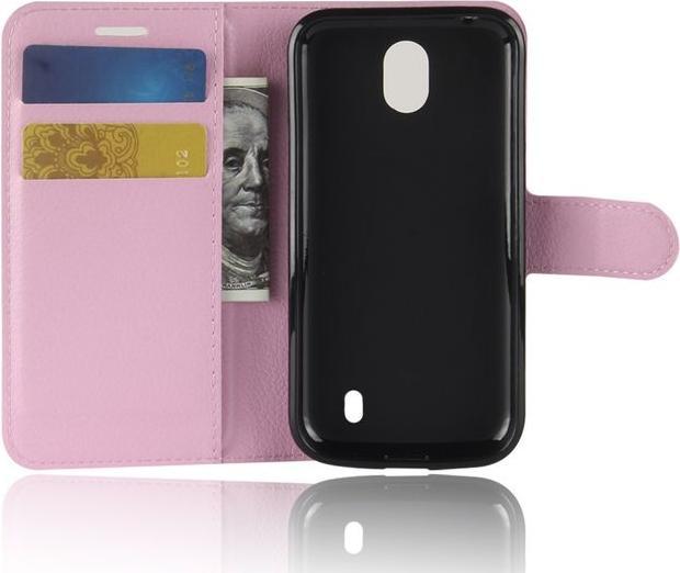 Actual product image MU Classic Litchi Leather Bookcover Series (Nokia 1)