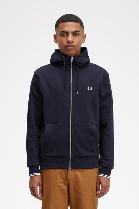 Produktbild Fred Perry Hooded Jacket Navy (M)