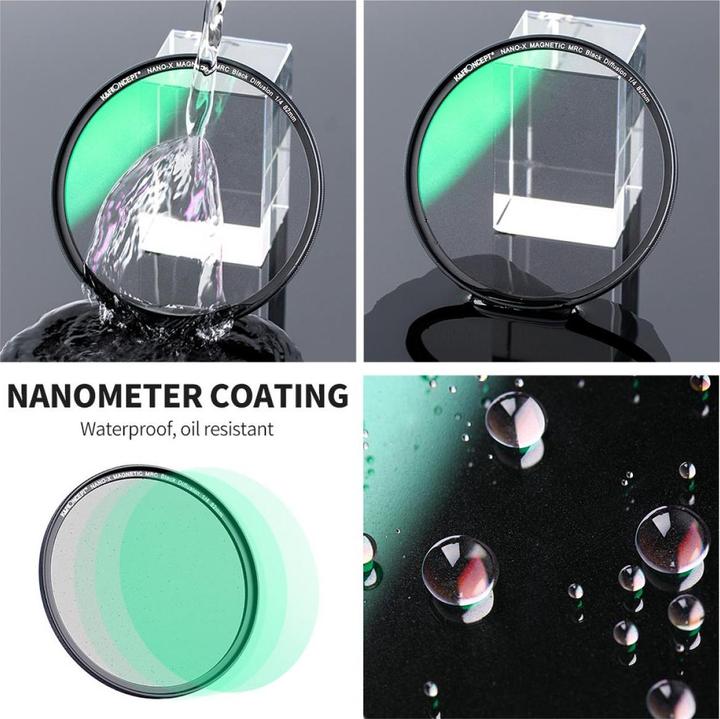 Produktbild K&F Concept Magnetic 1/4 Black Mist Filter Nano X 49mm (KF-1816) (49 mm)