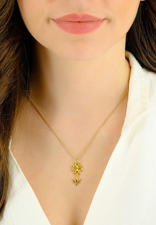 Produktbild Muau Hugenottenkreuz (750/18 K Gold)