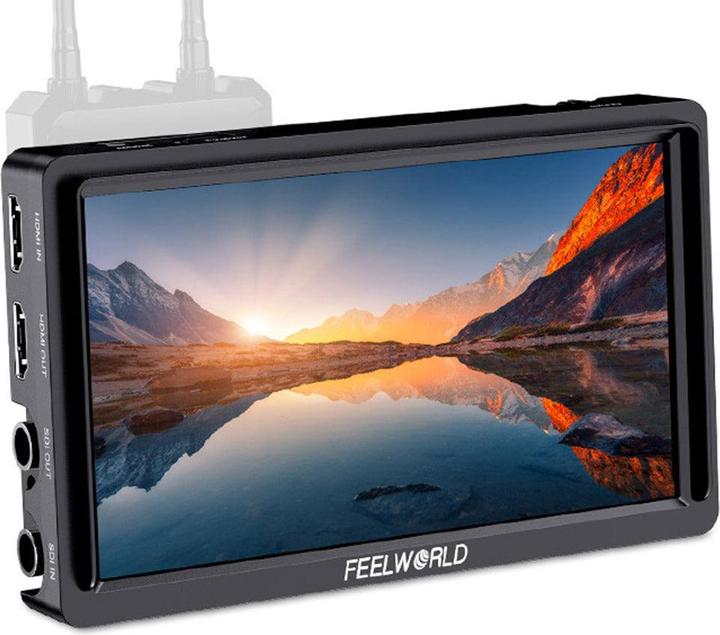 Produktbild Feelworld FW568S 6 Inch On-camera Monitor FHD IPS 3G-SDI 4K HDMI (6", Full HD)