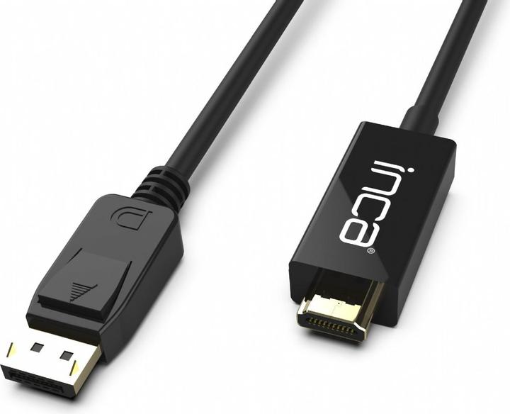 Image du produit Inca DisplayPort vers HDMI,Câble 1,8 m,10,2 Gbit/s (max.) (1.80 m, DisplayPort, HDMI)