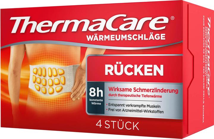 Actual product image Thermacare Heat wraps for back pain, 4 pcs. plasters (4 x)