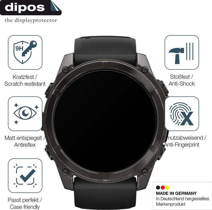 Produktbild Dipos Anti-Shock Displayschutz Matt 9H