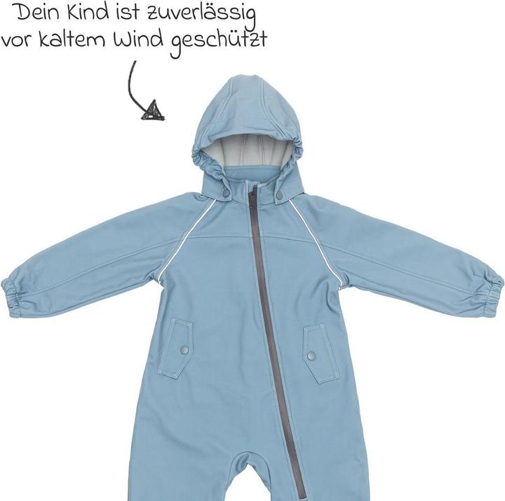 Actual product image Fillikid Softshell overall (104)