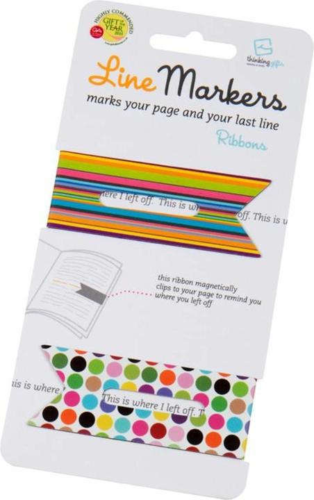 Actual product image Bookchair Line Markers Ribbons.14917