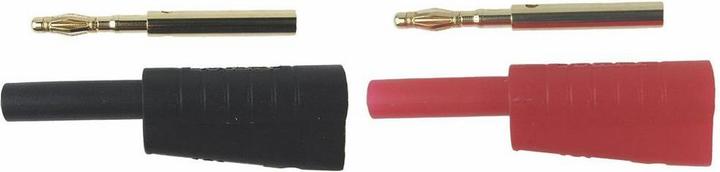 Produktbild Rs Pro 2mm Bananenstecker Schwarz, Rot, 30 V ac, 60 V dc / 10A