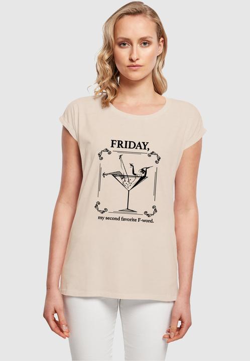 Actual product image Mister Tee Ladies F-Word Extended Shoulder Tee - 125199 (5XL)