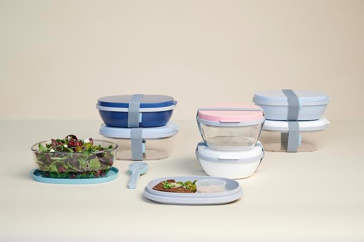 Produktbild Mepal Lunchbox ellipse duo vivid blue 107640010100