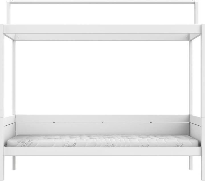 Produktbild Lifetime Kidsrooms Himmelbett mit Dachkonstruktion fuer Stoffdach und Deluxe Lattenrost (90 x 200 cm)