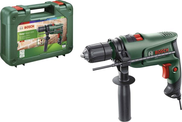 Bosch Home & Garden Schlagbohrmaschine EasyImpact 600 mit Tragekoffer (Netzbetrieb)