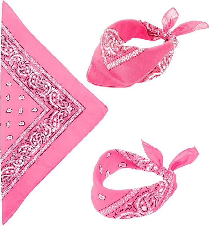 Produktbild Widmann BANDANA ROSA 55x55 cm - 100% Bauwolle