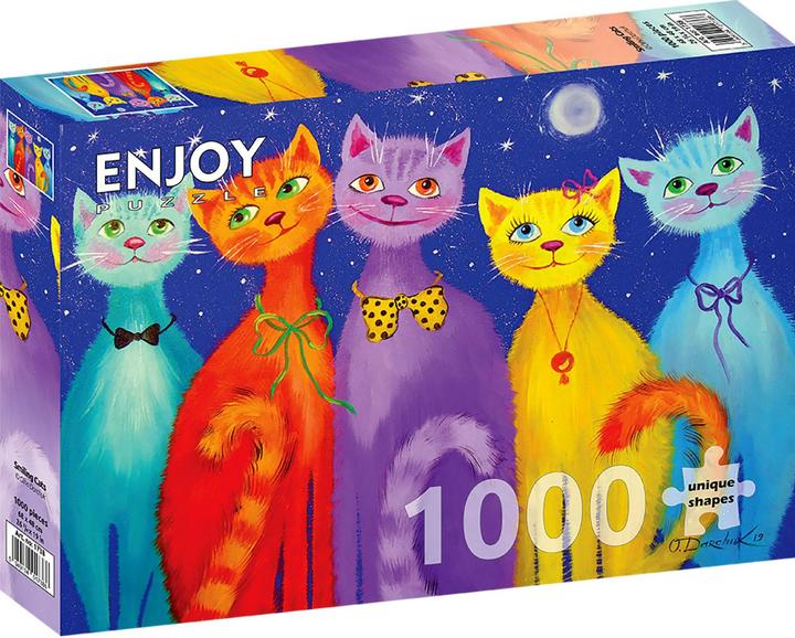 Immagine prodotto Enjoy Puzzle ENJOY-1738 - Gatti sorridenti, puzzle da 1000 pezzi (1000 pezzi)