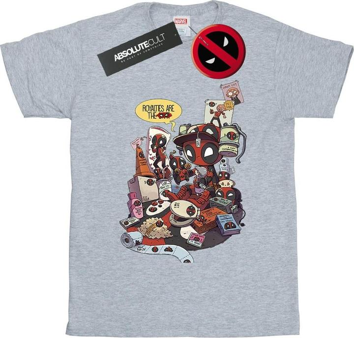 Immagine prodotto Deadpool Merchandise Royalties Maglietta Ampia Donna (XL)