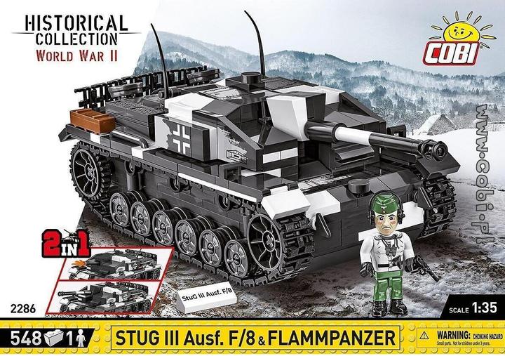 Actual product image Cobi H.C. WWII STUG III Ausf. F Flammpanzer 1:35