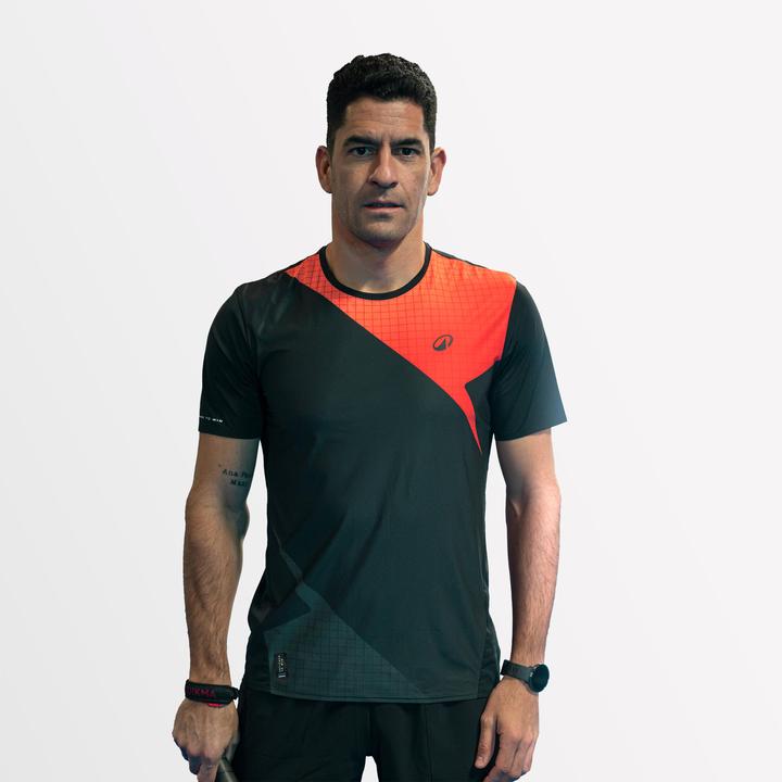 Kuikma Herren Padel T-Shirt - PTS Pro Maxi Sanchez rot